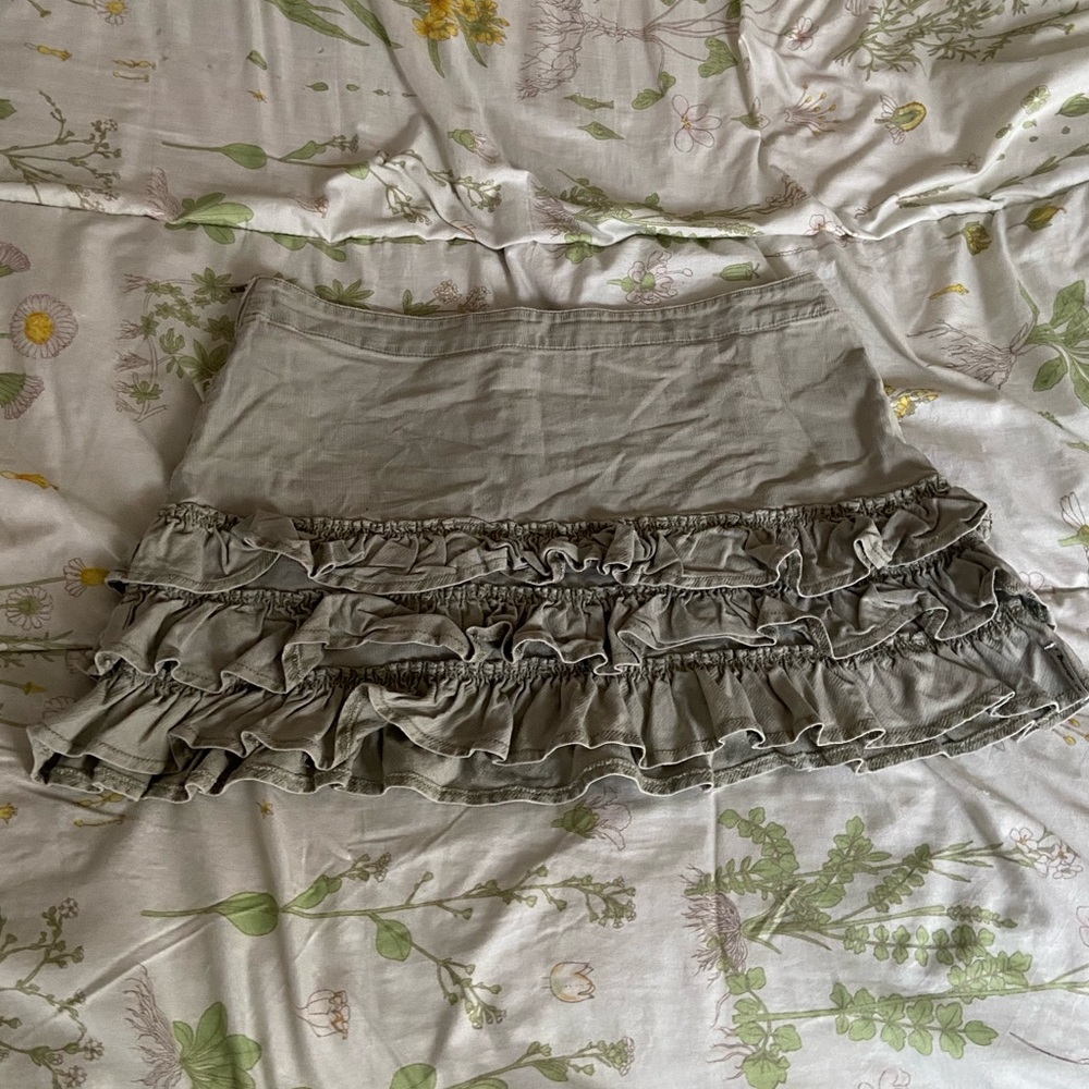 Billabong Fairy Sage green mini skirt
